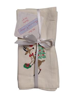 Fallani & Cohn American Vintage Reindeer Napkins